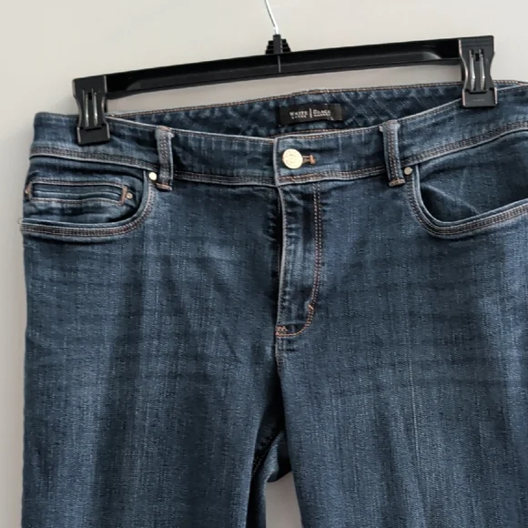 White House Black Market Blue Boot Cut Jeans - Picture 2 of 7